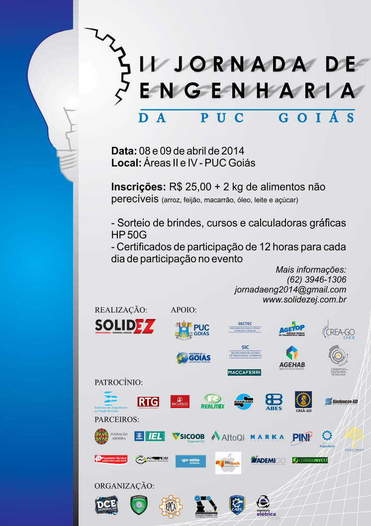 II Jornada de Engenharia da PUC Goiás
