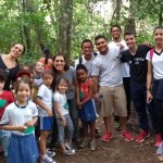 Passeio Ambiental no Parque Areião - Sup. Flávia e os bolsistas Allan, André, Arthur, Bruno, Iron e Juliana - Abr. 2017